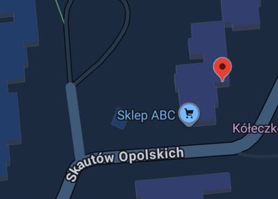 Mapa z lokalizacją Salon fryzjerski wzdz, Województwo Opolskie, PL.