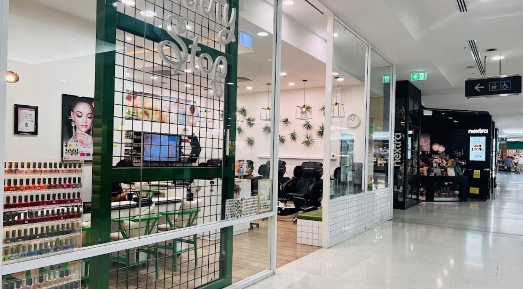 Front view of Beauty Stop LV 2 Garden City at Upper Mount Gravatt, Queensland, AU showcasing a modern interior.