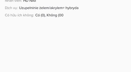 Chi tiết dịch vụ của HD NAIL ART tại Warszawa, Województwo Mazowieckie, PL.