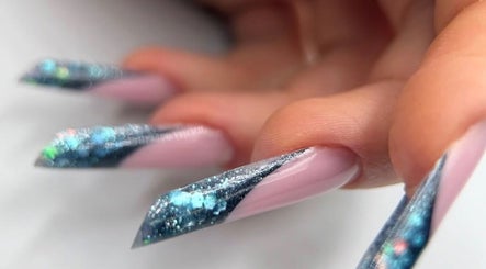 Stunning glittering nails at Melek Nail Studio, Milano, Lombardia, IT.