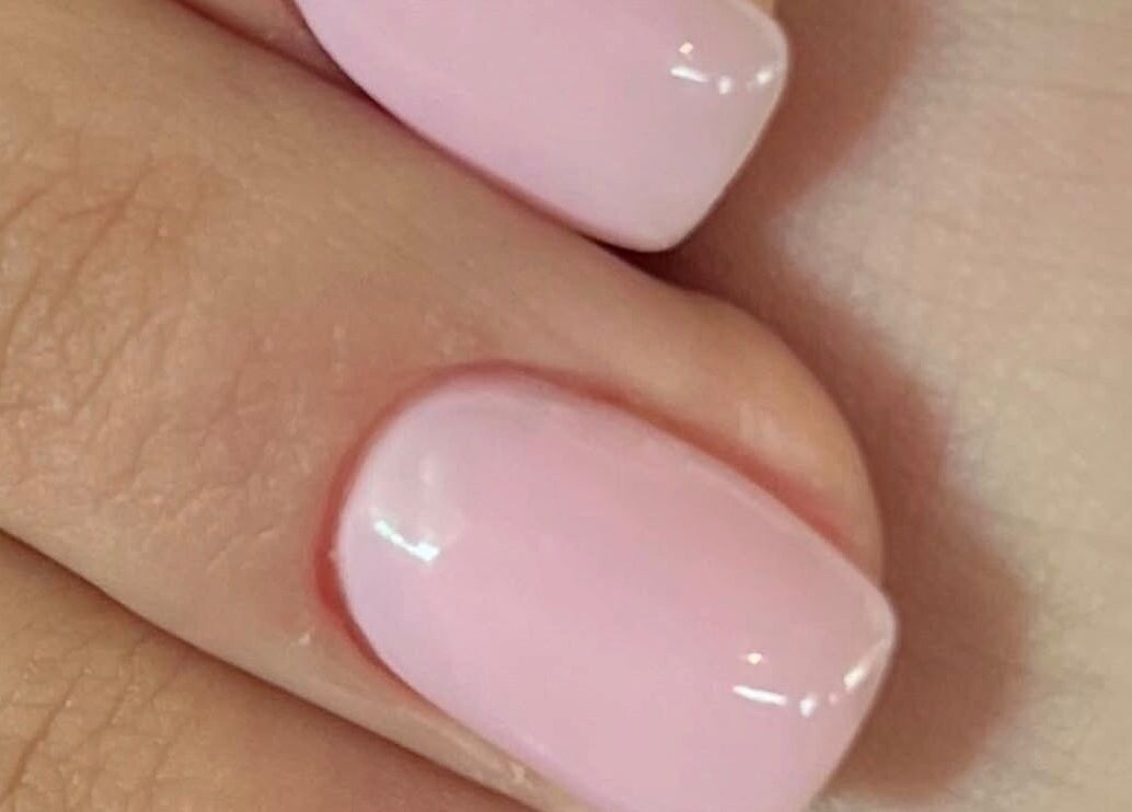 Soft pink manicured nails at Nails by Ruzan in Glendale, California, US showcase elegant beauty care.