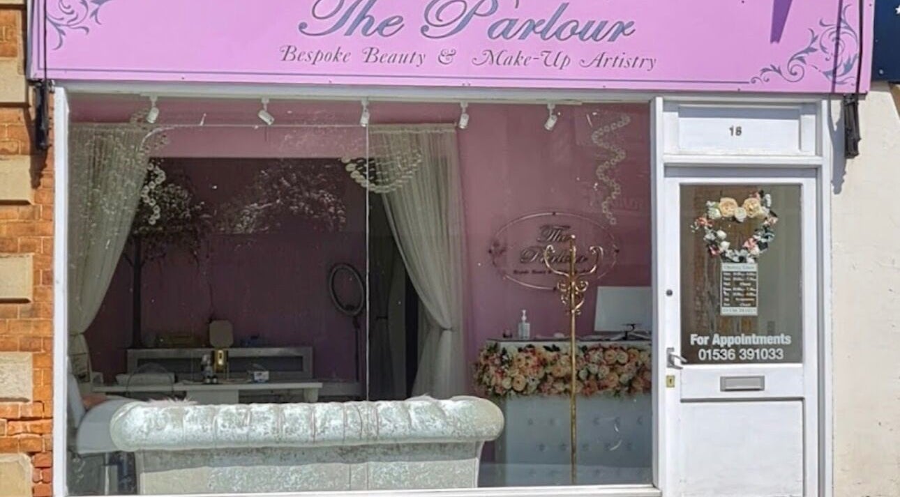 Get lashed with Lauren venue exterior at Rothwell, England, GB, featuring a stylish pink facade.
