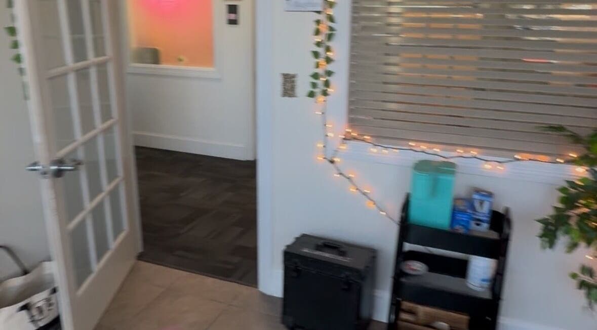 Inviting entrance at Styles by Vetta, Mckinney, Texas, US. Features decor with soft lighting and greenery.