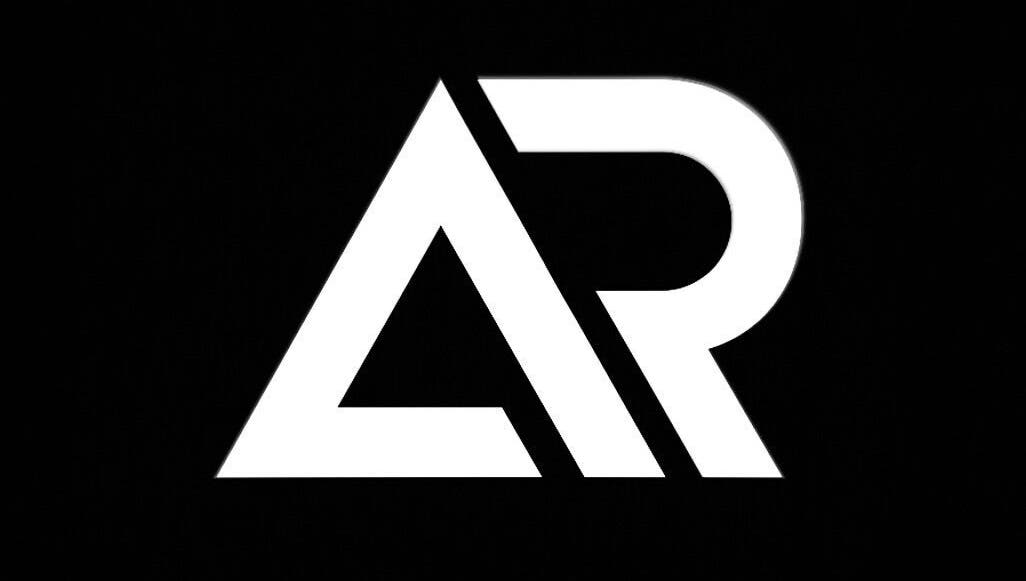 Logotipo AR en blanco y negro de ANDRUIZ ESTUDIO, Jamundi, Valle Del Cauca, CO.