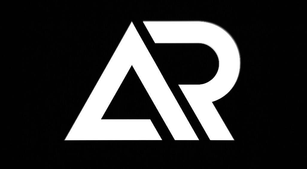 Logotipo AR en blanco y negro de ANDRUIZ ESTUDIO, Jamundi, Valle Del Cauca, CO.