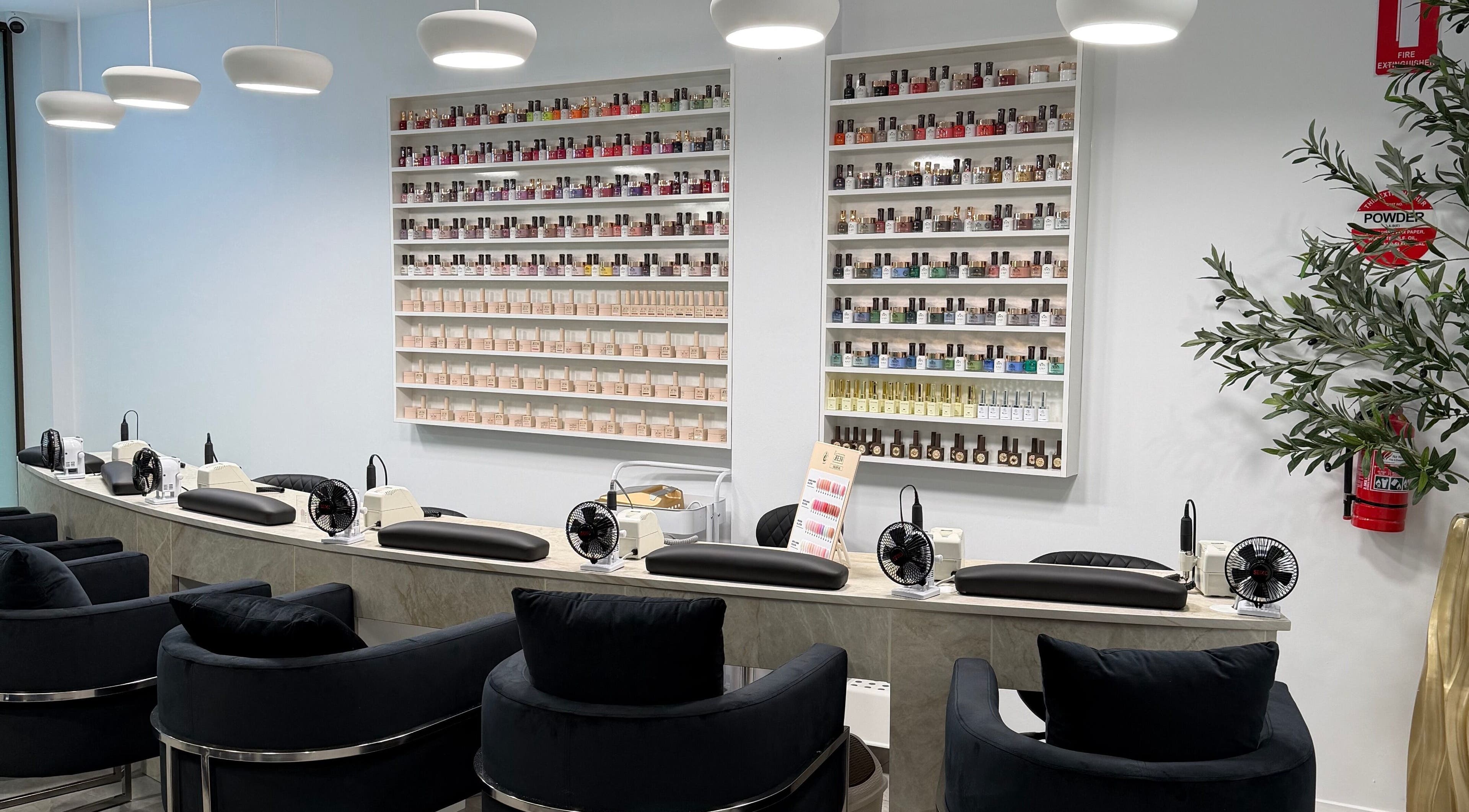 Best nails ever, Melbourne, Victoria, AU offers luxury manicures with diverse polish selection in a modern setting.