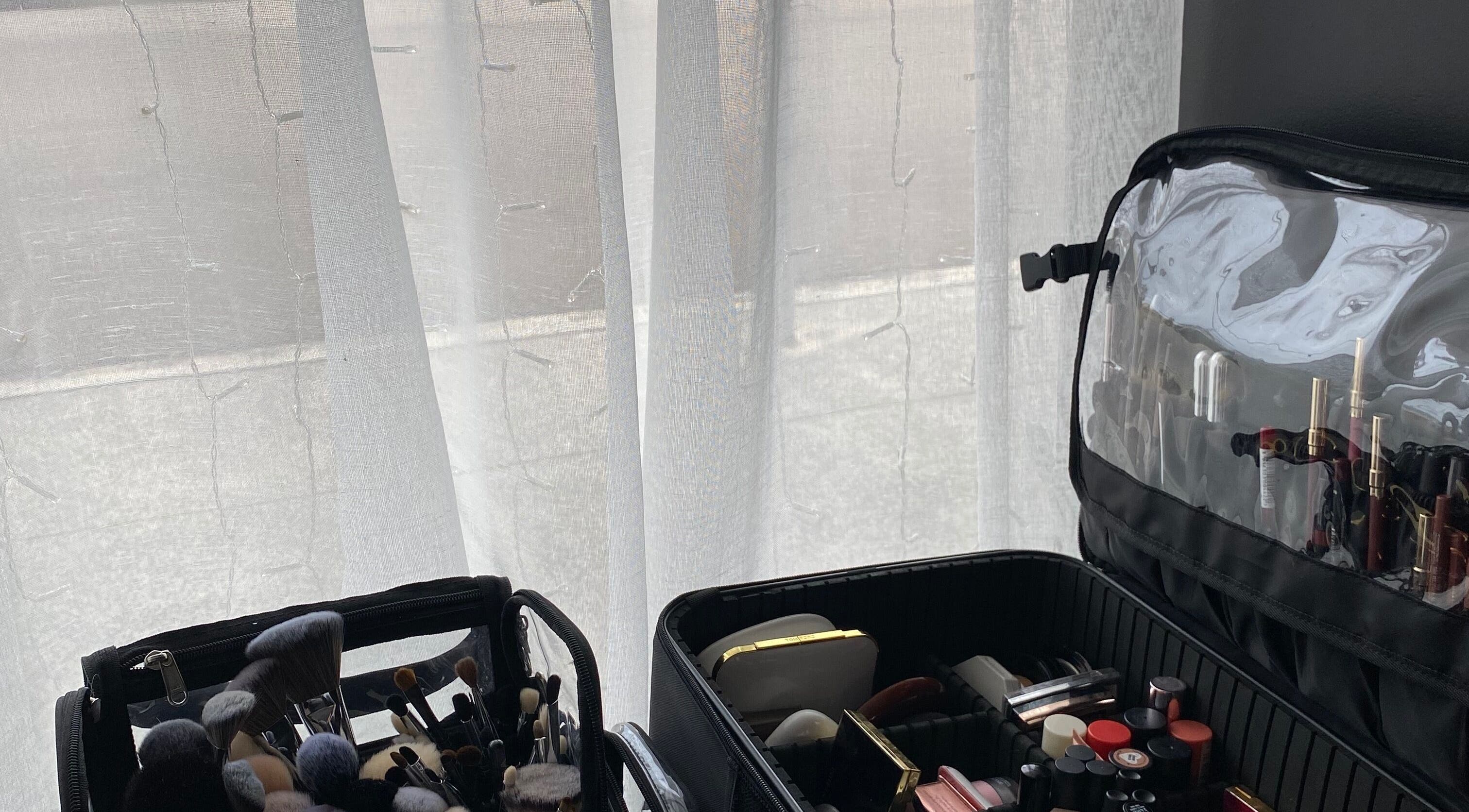 Elegant makeup tools at Makeup By Laura Lebret, Toukley, New South Wales, AU in soft light.