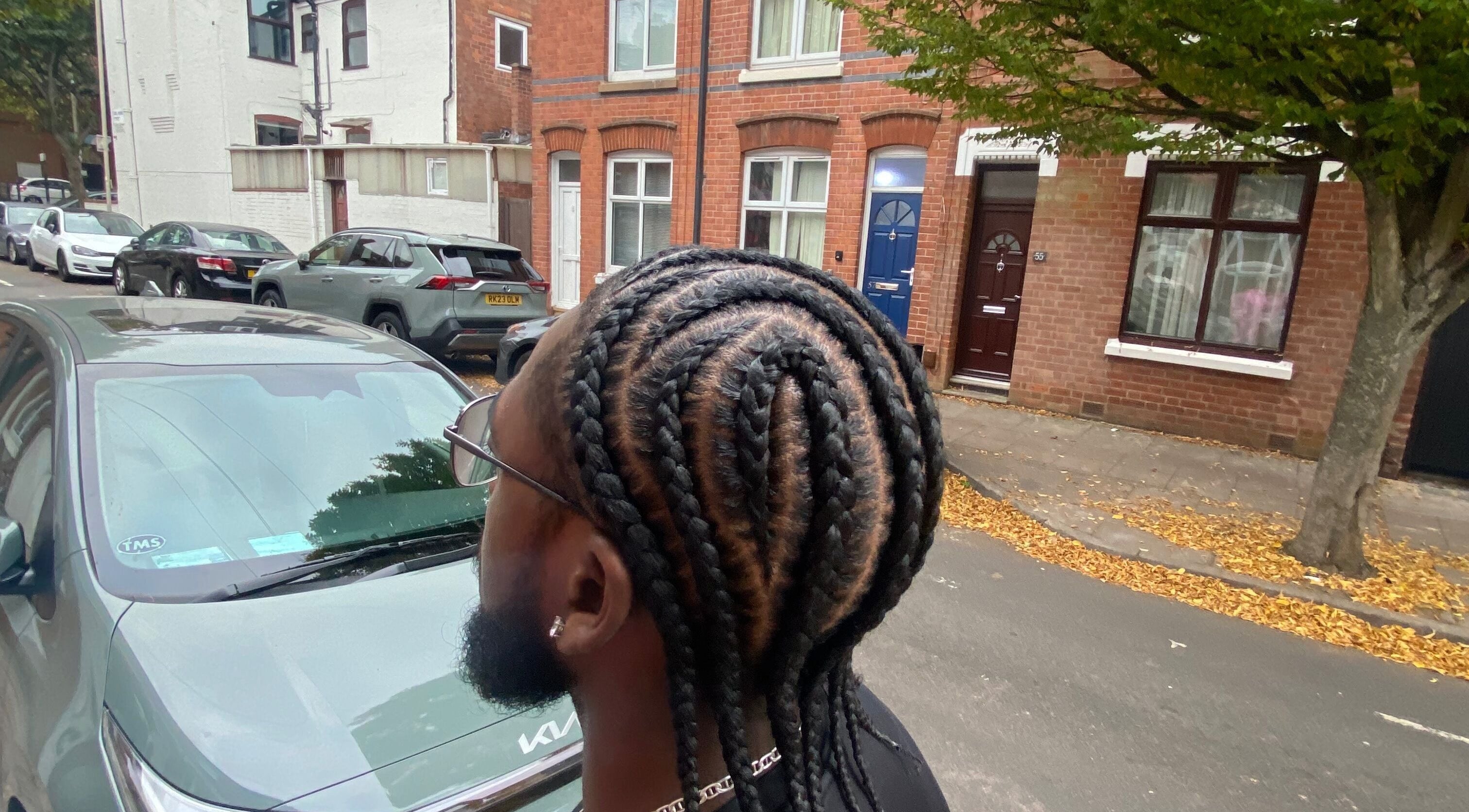 Detailed braided hairstyle done by Hairbyjamss in Leicester, England, GB.
