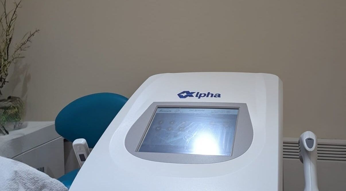 Advanced laser equipment at Island Laser Clinic, Hayling Island, England, GB, showcasing technology and care.