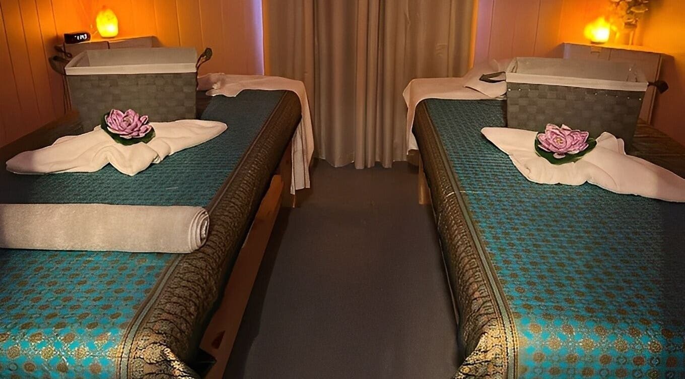 Relaxing massage tables at Essence Thai Massage & Spa, West End, Queensland, AU, ready for a calming experience.