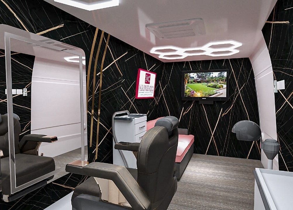 Elegant interior of Hairenzo Gents Salon L.L.C, Dubai, AE featuring chic design and stylish decor.