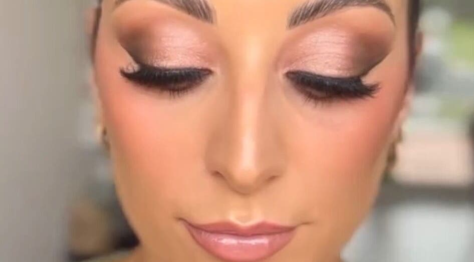 Perfect bridal makeup by Lauren McGill Makeup Artist and Spray Tan Tech in Mornington, Victoria, AU.