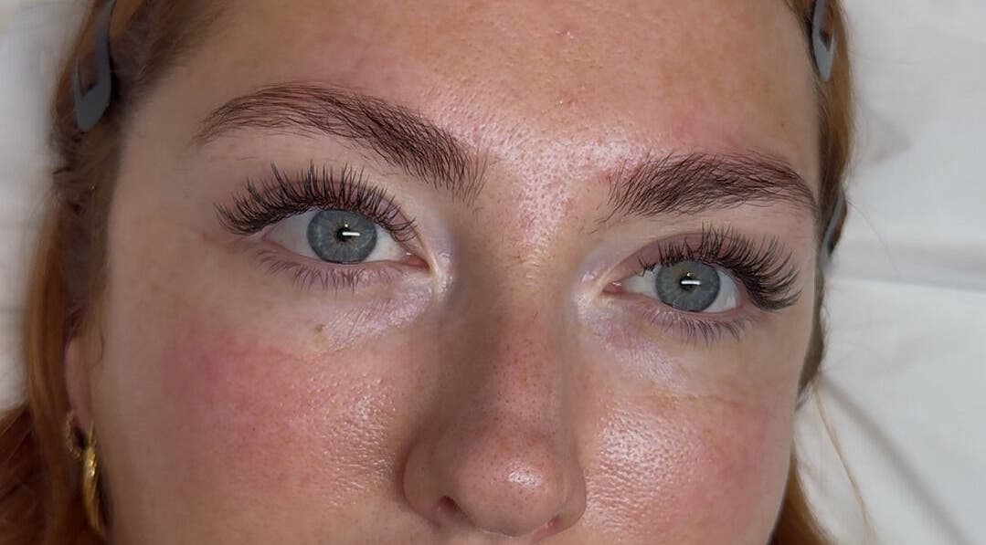Close-up of beautifully enhanced lashes by By Ella Chiara, London, England, GB, showcasing expert artistry.