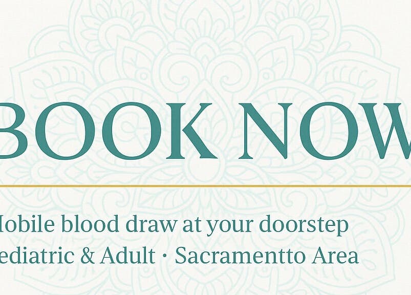 Book mobile blood draw at Easystiks Mobile Phlebotomy in West Sacramento, California, US.