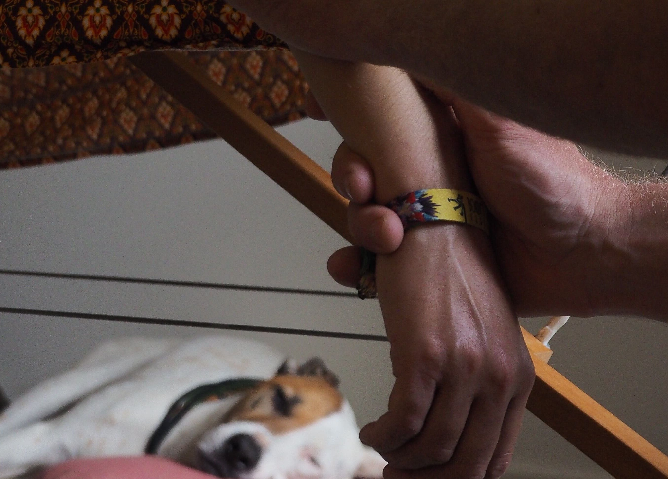 Relaxing massage session at Body Balance Massage, Dunsborough, Western Australia, AU. A therapist gently holds a client's arm.