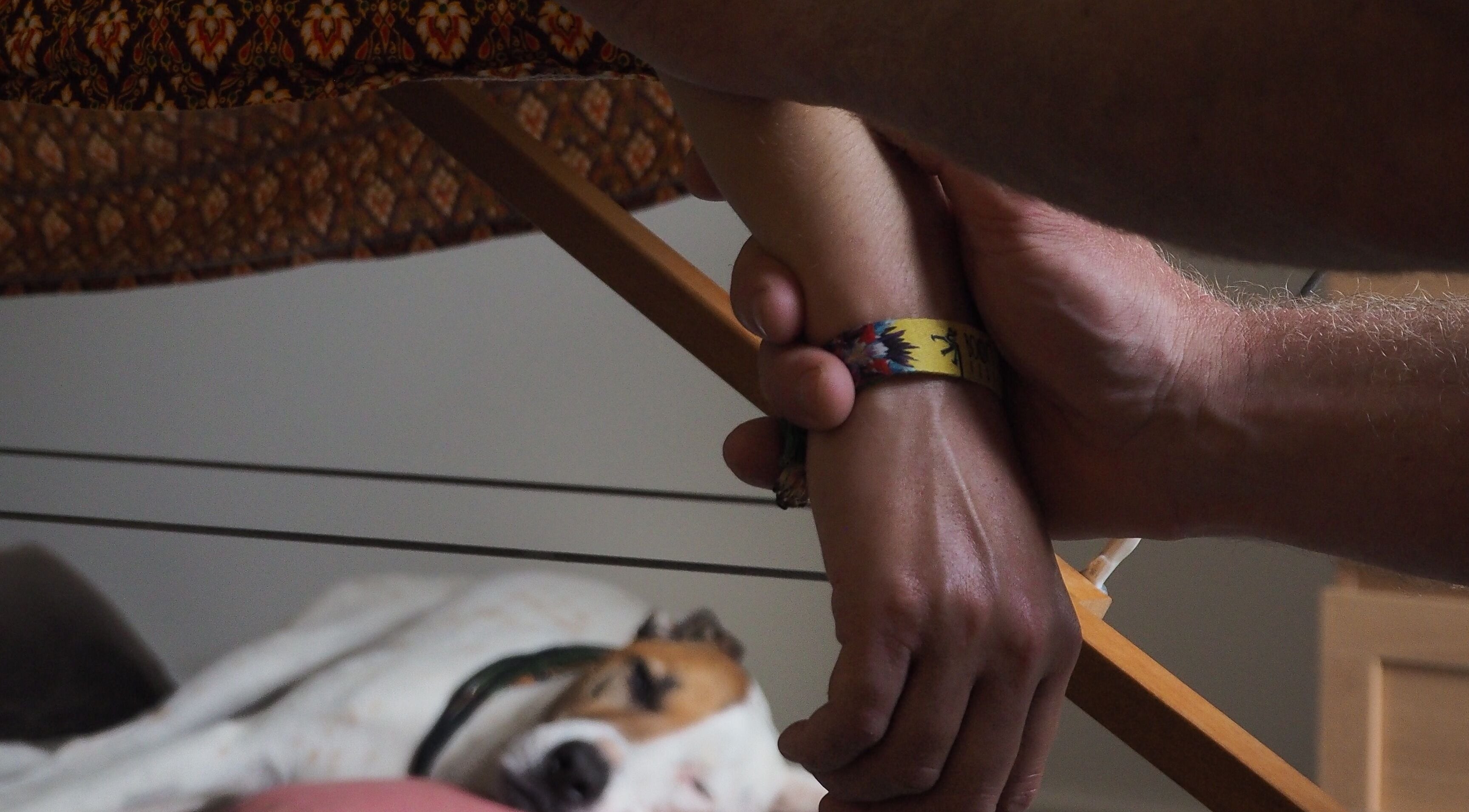 Relaxing massage session at Body Balance Massage, Dunsborough, Western Australia, AU. A therapist gently holds a client's arm.