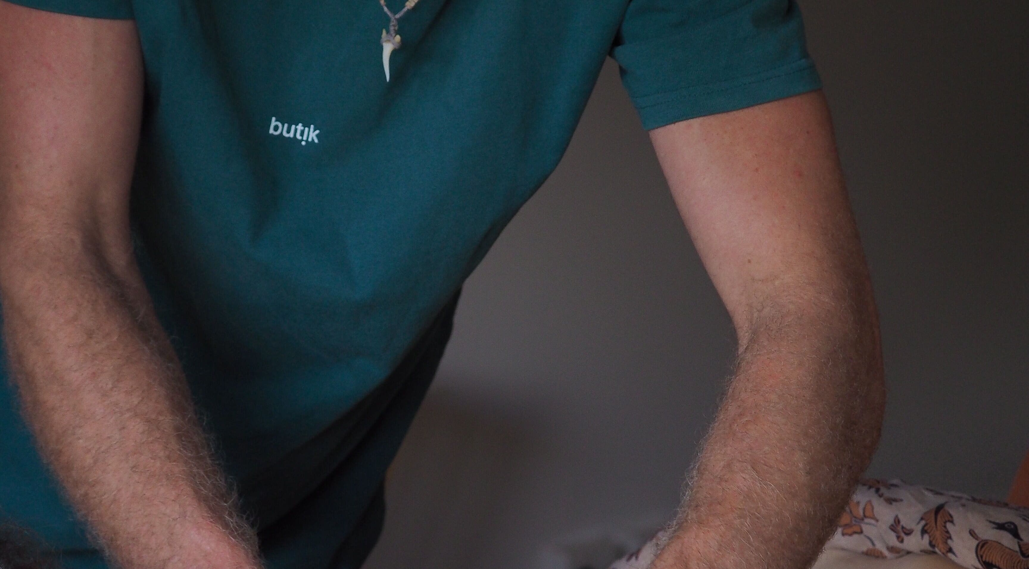 Therapist providing massage at Body Balance Massage in Dunsborough, Western Australia, AU.