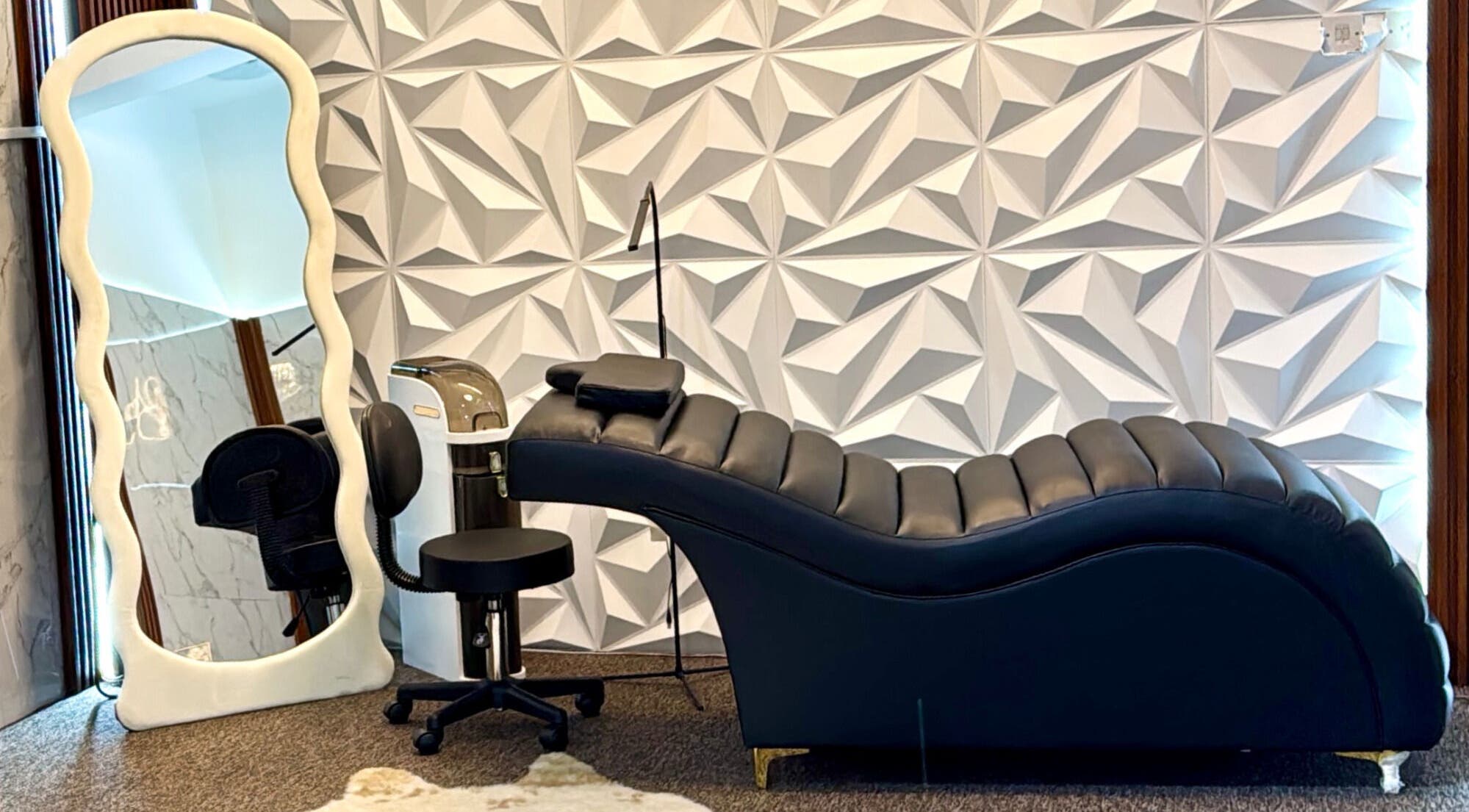 Luxury treatment chair at Just A Smile Beauty Salon(Ladies) in Doha, Doha Municipality, QA with modern decor.