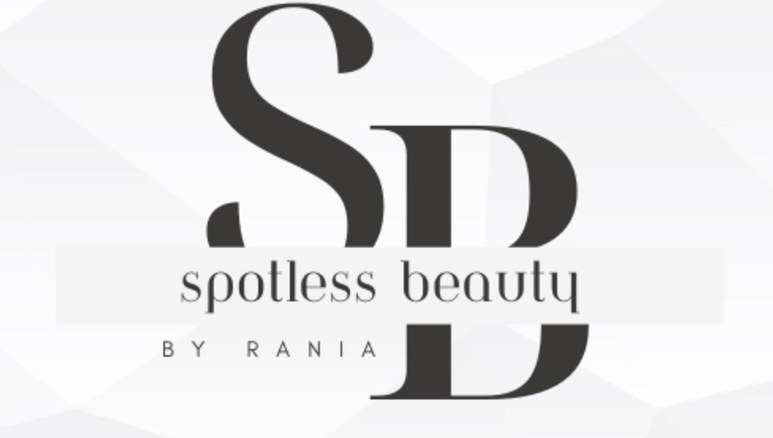 Spotless Beauty logo design in Coomera, Queensland, AU, featuring bold black initials.