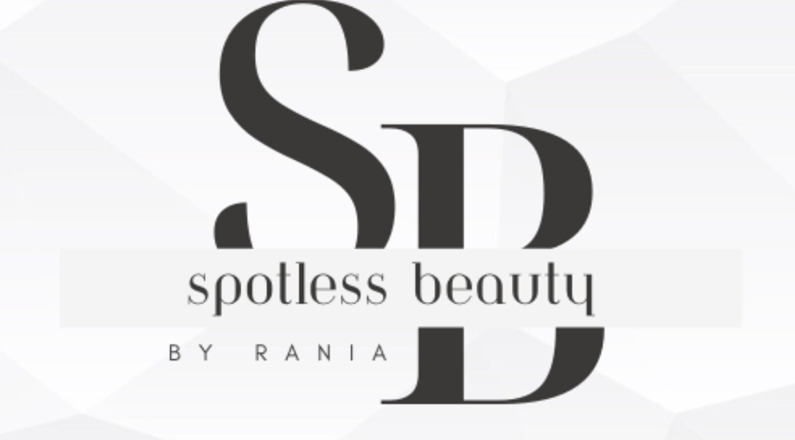 Spotless Beauty logo design in Coomera, Queensland, AU, featuring bold black initials.