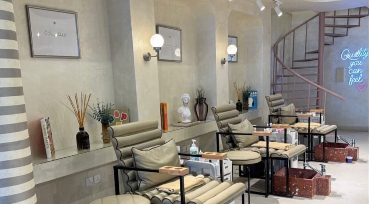 Luxurious pedicure chairs at betterfy, Riyadh, SA offer ultimate relaxation and comfort.