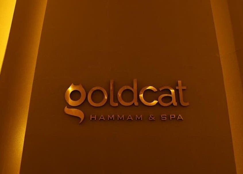 Goldcatspa logo with elegant lighting in Abuja, Federal Capital Territory, NG.