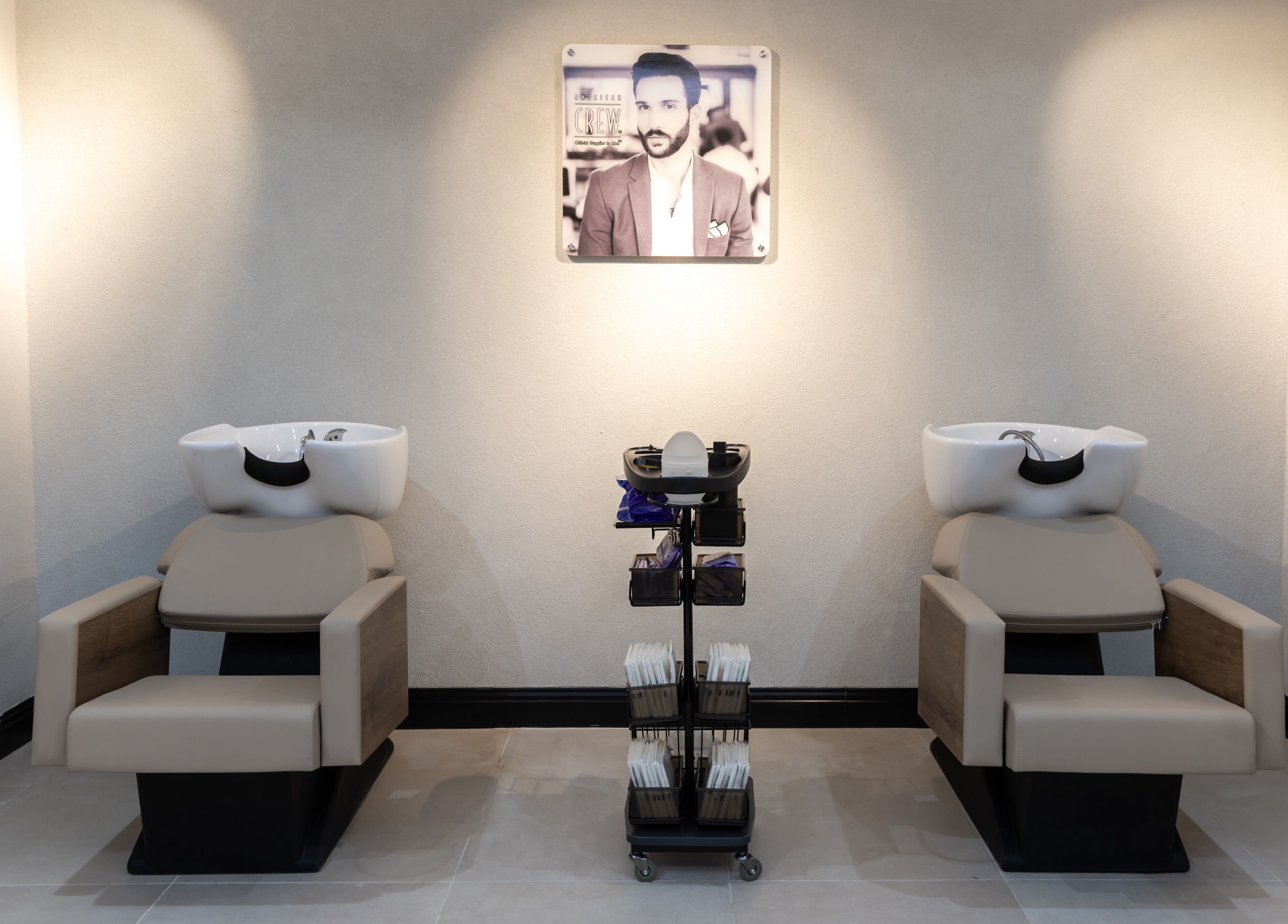 Modern wash stations at Suave Hair Salon & Spa | سواف للاسترخاء والحلاقة, Riyadh, Riyadh Province, SA.
