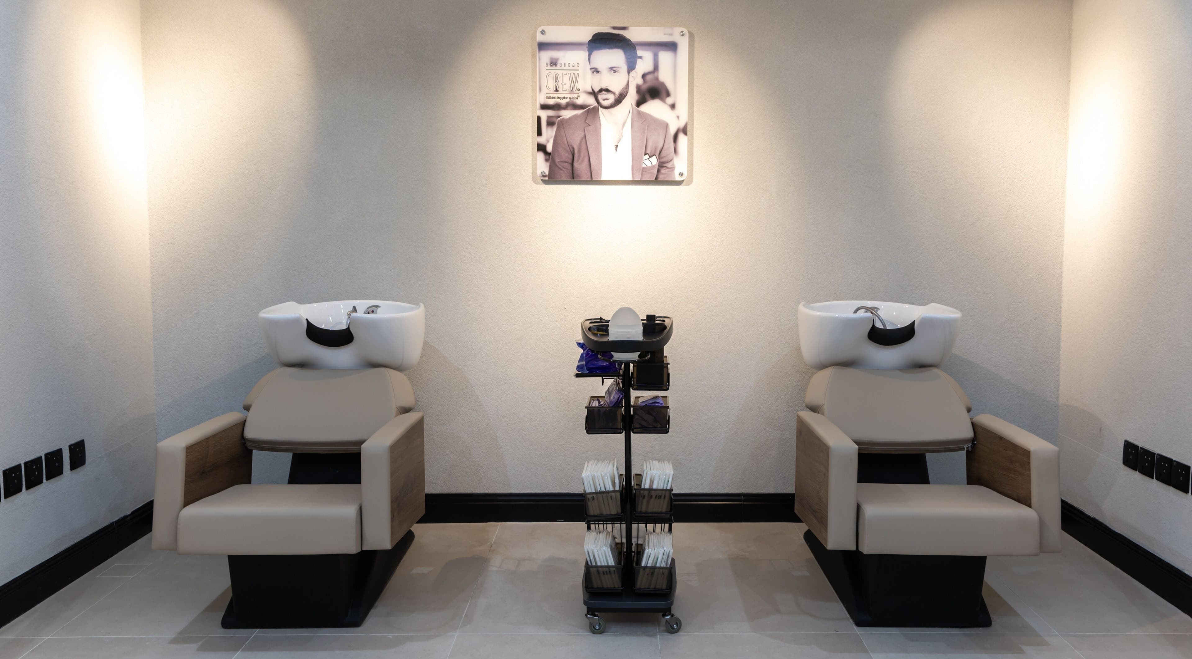 Modern wash stations at Suave Hair Salon & Spa | سواف للاسترخاء والحلاقة, Riyadh, Riyadh Province, SA.