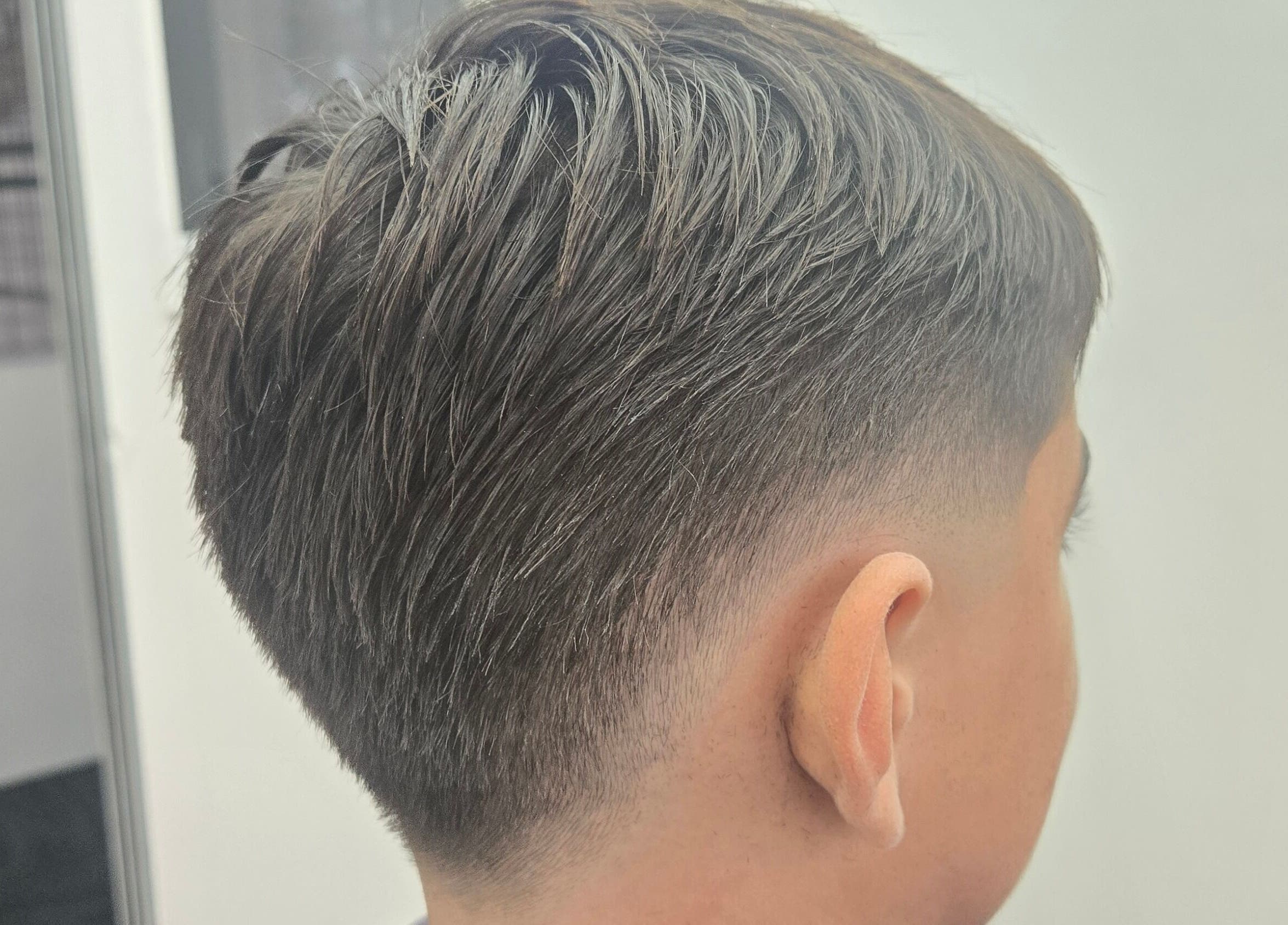 Crisp fade haircut at Midnight Barber Sydney, Bankstown, New South Wales, AU.