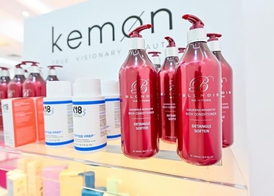 Hair care products at Princess House Beauty Salon, Dubai, Dubai, AE showcasing conditioner and treatments.