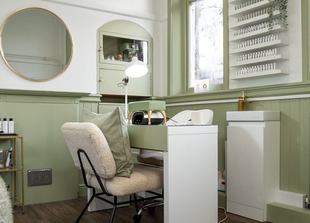 Chic interior of Beauty By Lexie Louise, Scarborough, GB with a stylish beauty station and plush seating.