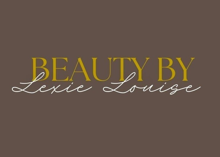 Beauty By Lexie Louise logo on a brown background, Scarborough, GB.