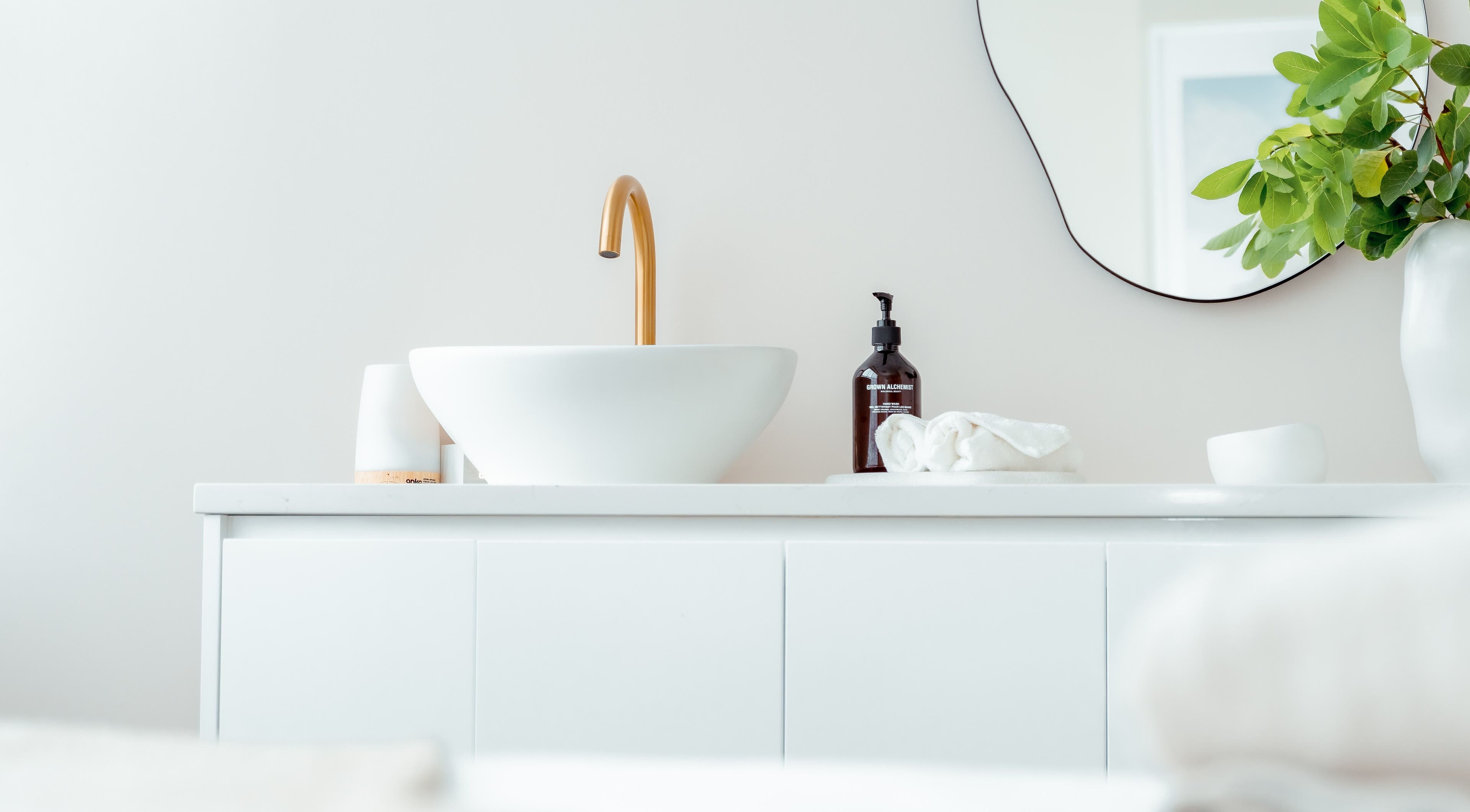 Luxurious sink at Atma Wellbeing, Dee Why, New South Wales, AU. Perfect for relaxation and self-care.
