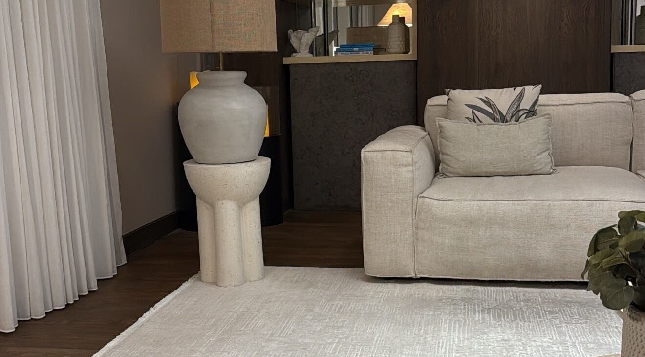 Modern, cozy lounge at Kristen’s Skin in Harare, Harare Province, ZW with neutral tones and elegant decor.