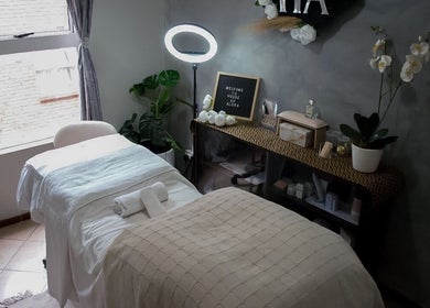 Cozy treatment room at House Of Alura, Midrand, Gauteng, ZA with a comfy massage bed and welcoming decor.