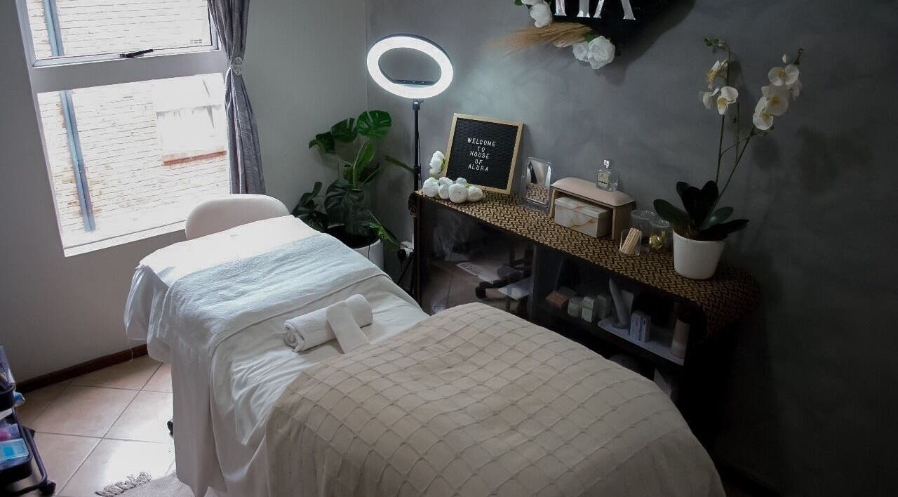 Cozy treatment room at House Of Alura, Midrand, Gauteng, ZA with a comfy massage bed and welcoming decor.