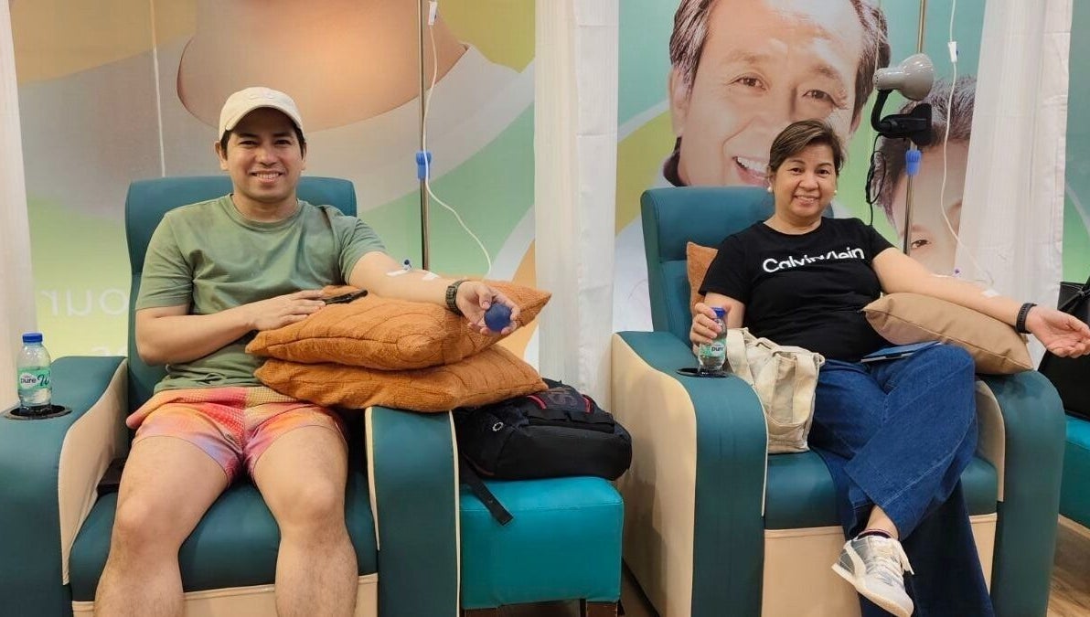 Guests enjoying IV drips at SkinDrip Clinic - Pasig City, Pasig, Metro Manila, PH with comfy chairs.