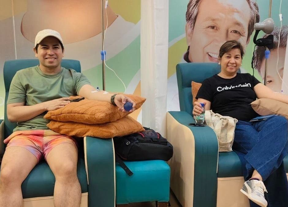 Guests enjoying IV drips at SkinDrip Clinic - Pasig City, Pasig, Metro Manila, PH with comfy chairs.