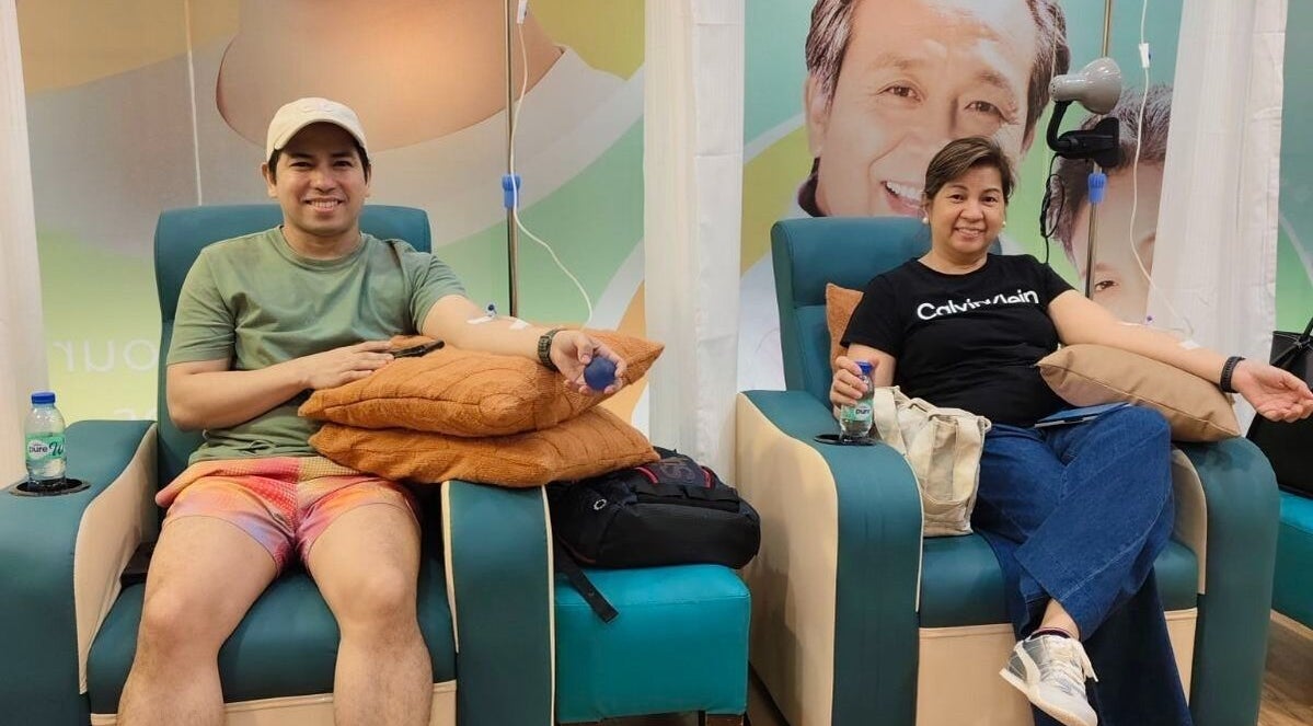 Guests enjoying IV drips at SkinDrip Clinic - Pasig City, Pasig, Metro Manila, PH with comfy chairs.