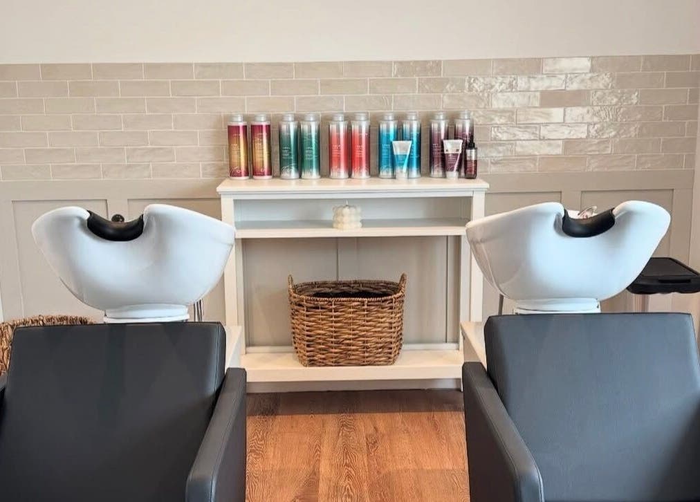 Luxury hair wash stations at Styled By Soph, Somerton, England, GB enhancing your salon experience.