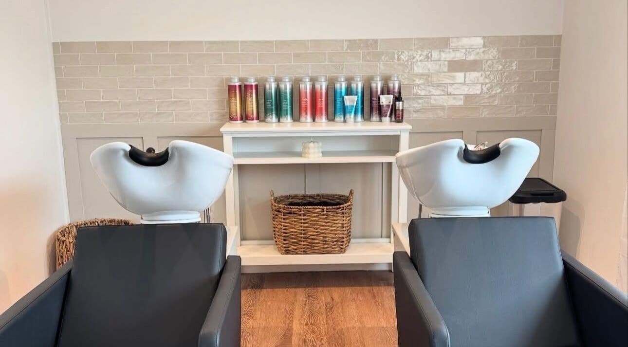 Luxury hair wash stations at Styled By Soph, Somerton, England, GB enhancing your salon experience.