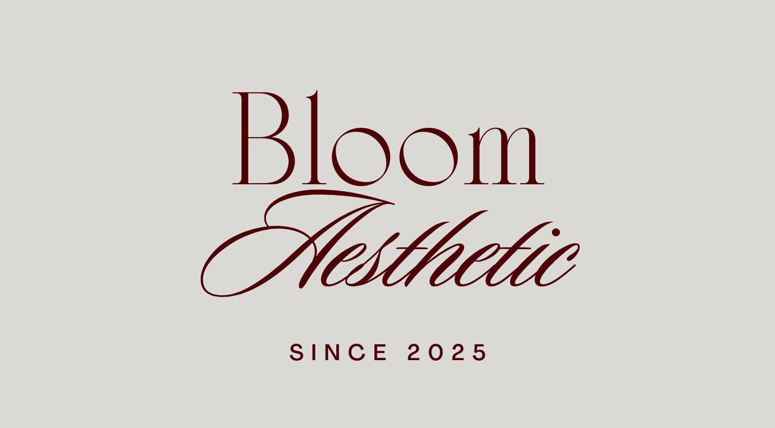 Bloom Aesthetic elegant logo design at San Juan, San Juan, PR, since 2025 showcasing sophistication.