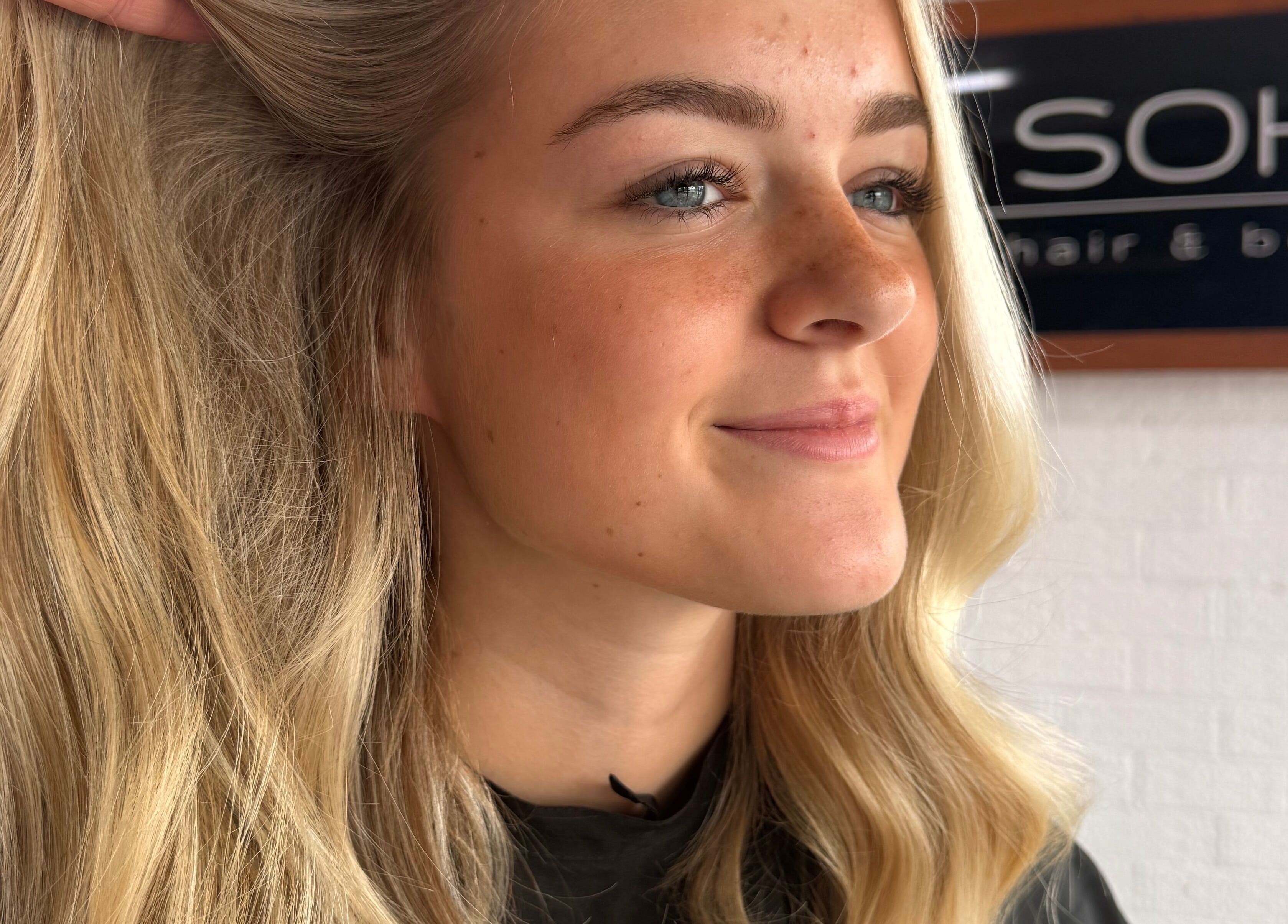 Blonde hairstyle at Hair by Liv Ralph in Warragul, Victoria, AU. Bright and fresh look in modern salon setting.