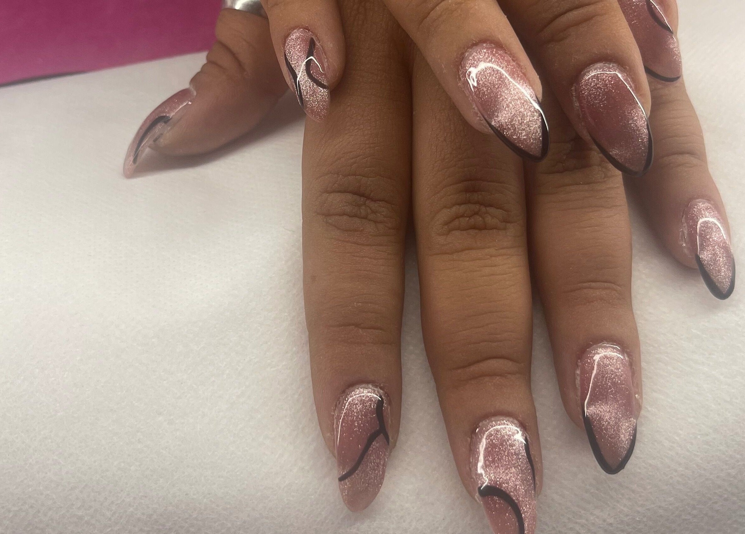 Chic nail art at Vasso Hair Studio & Beauty in Egkomi Lefkosias, Lefkosia, CY.