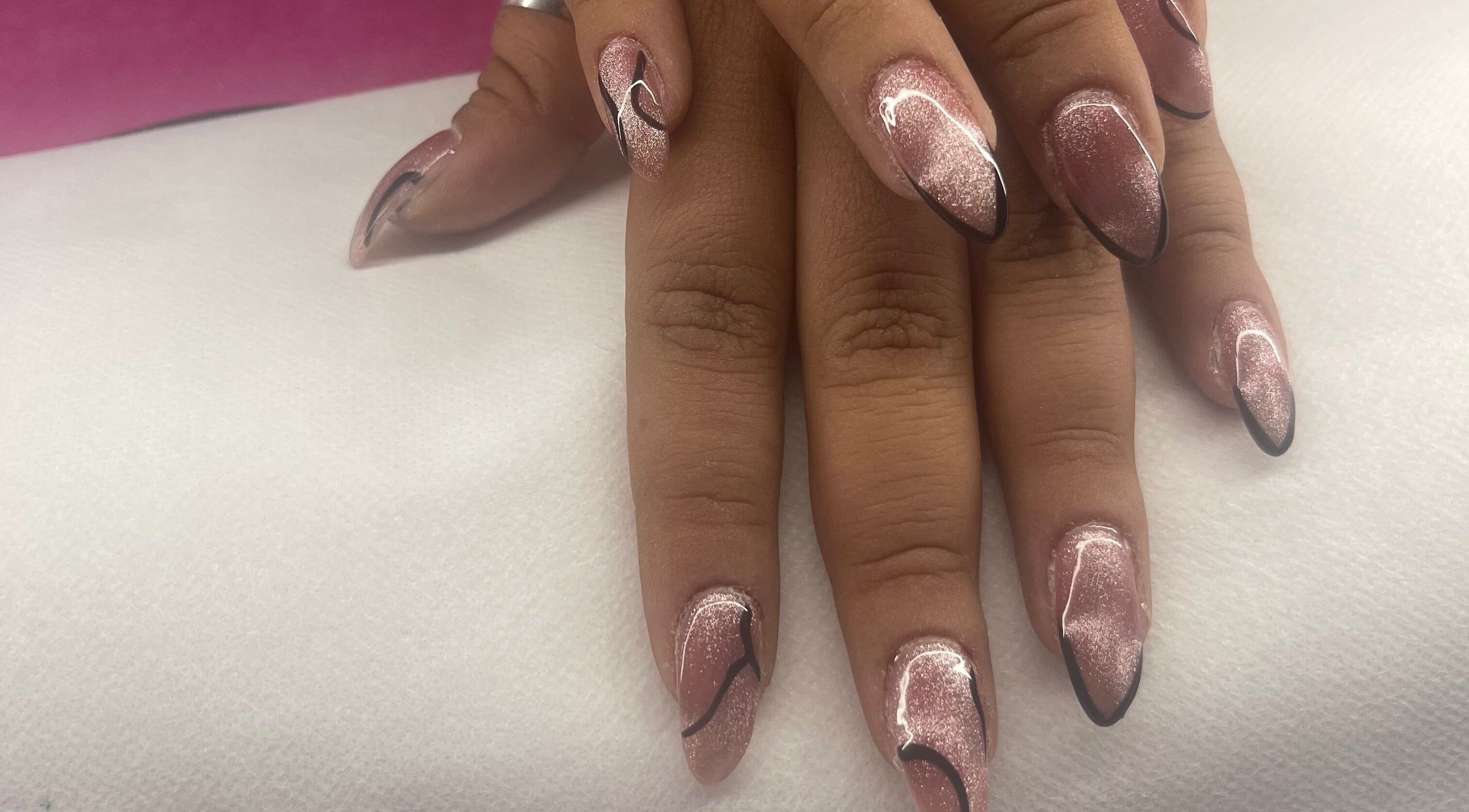 Chic nail art at Vasso Hair Studio & Beauty in Egkomi Lefkosias, Lefkosia, CY.