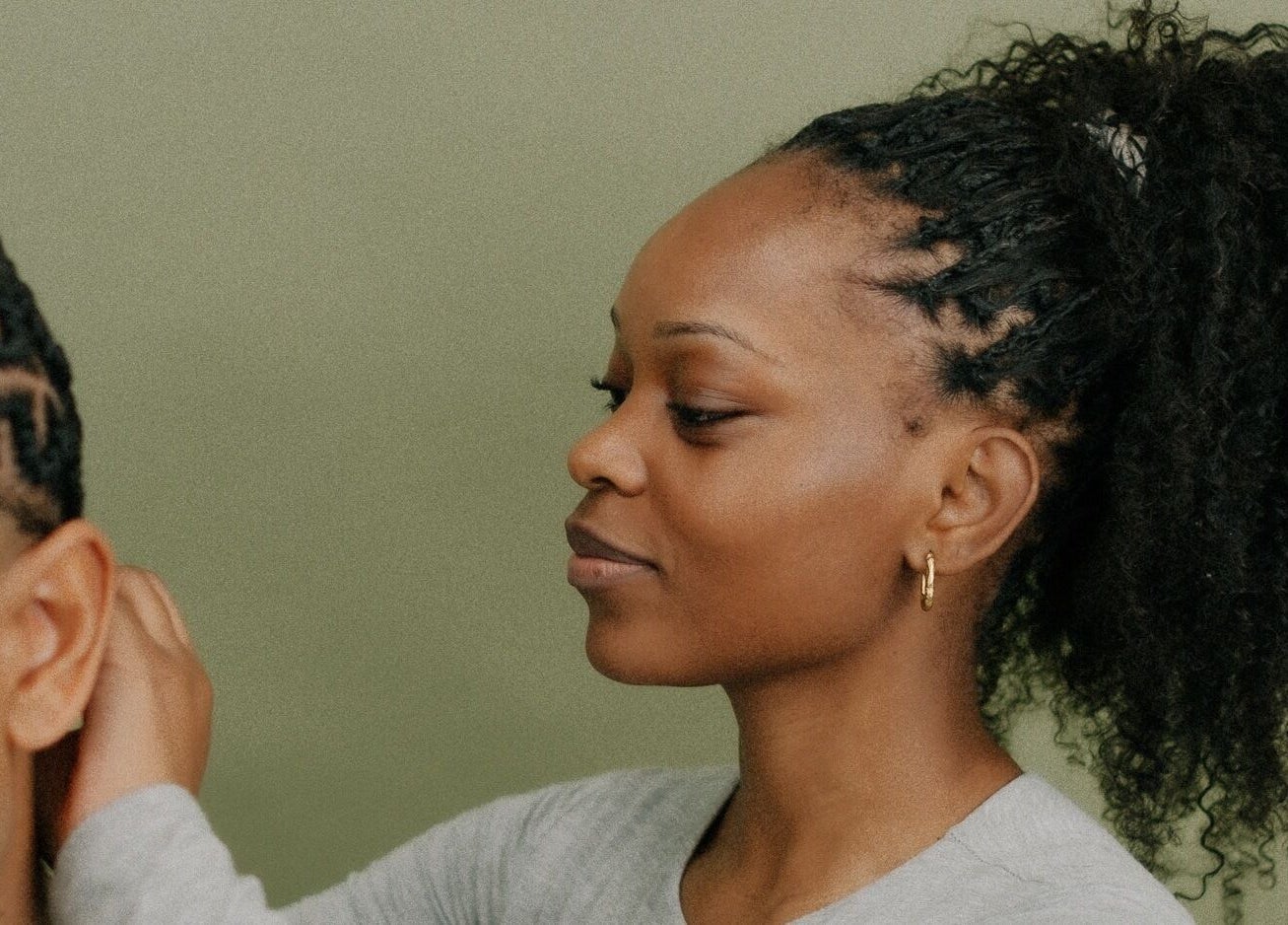 Professional hair styling at BISADA, Wanneroo, Western Australia, AU, showcasing expert curl detailing.