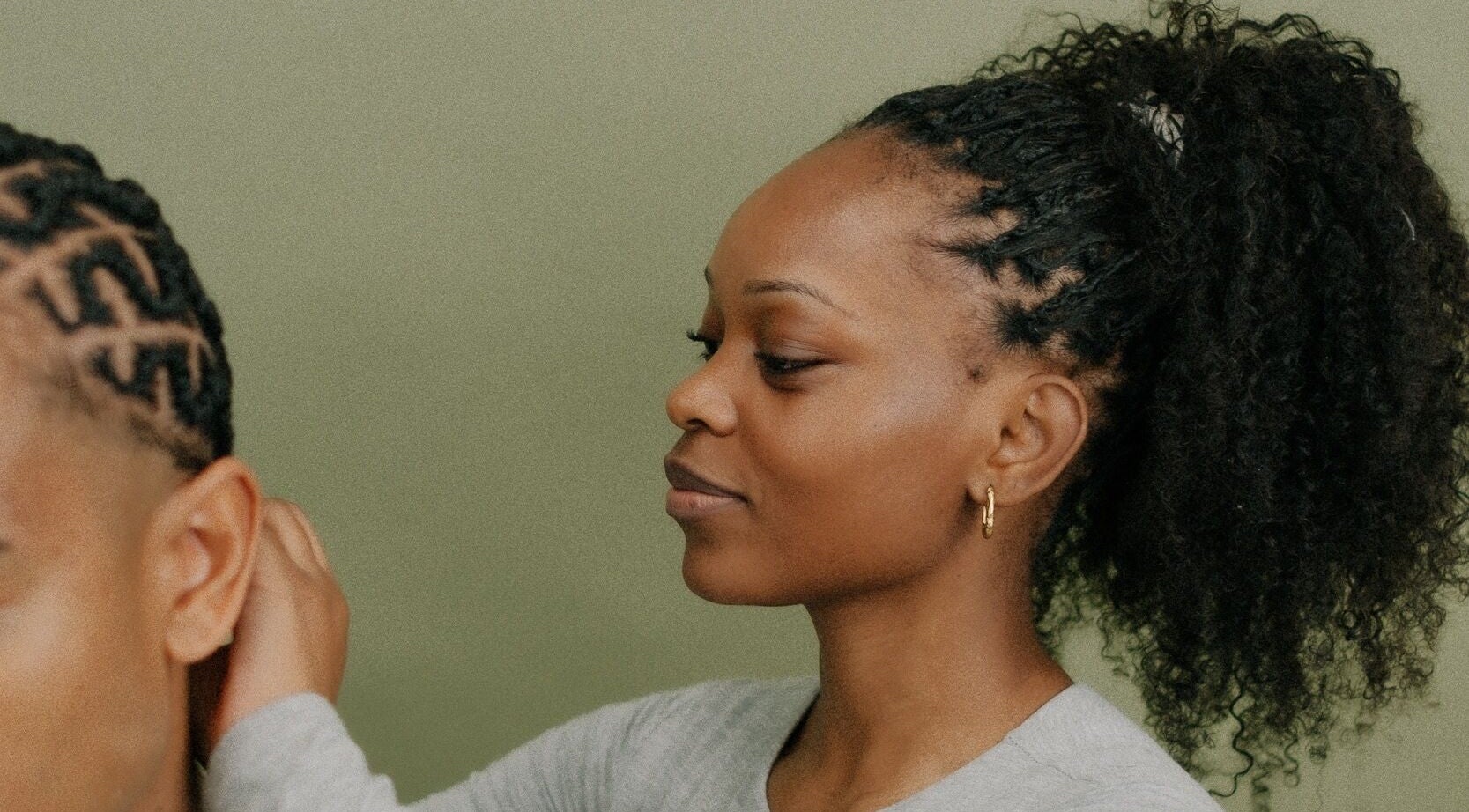 Professional hair styling at BISADA, Wanneroo, Western Australia, AU, showcasing expert curl detailing.