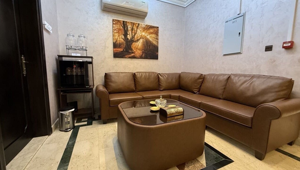 Comfortable seating area at Rouge and Henna Beauty Saloon and Spa, Al Ain, Abu Dhabi, AE.