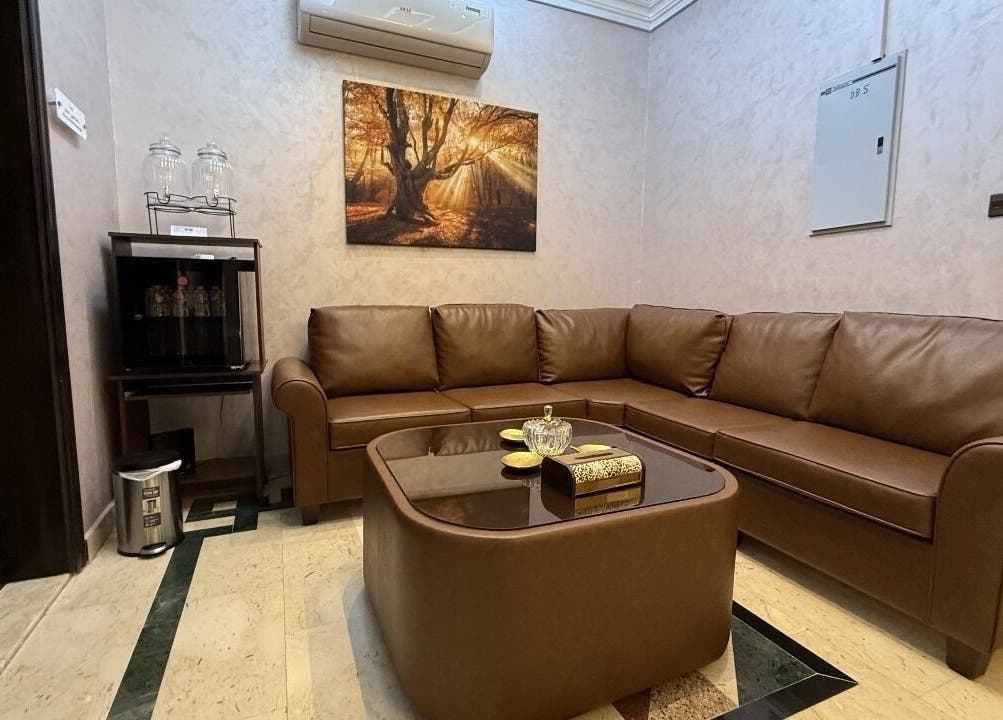 Comfortable seating area at Rouge and Henna Beauty Saloon and Spa, Al Ain, Abu Dhabi, AE.