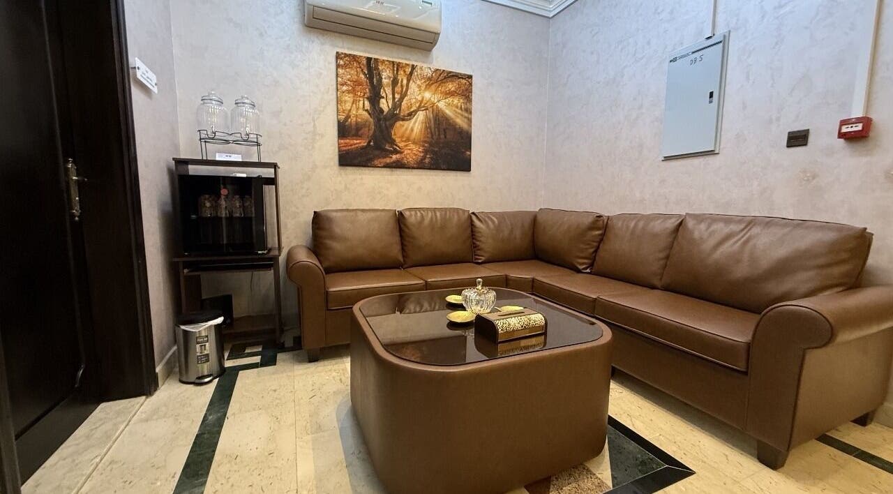 Comfortable seating area at Rouge and Henna Beauty Saloon and Spa, Al Ain, Abu Dhabi, AE.